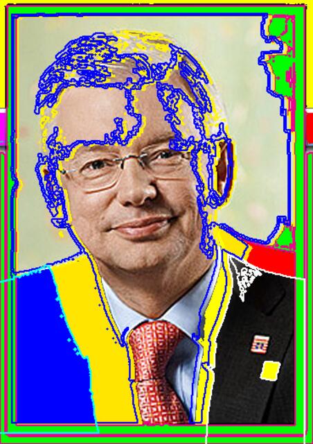 T.S.G. verliert Feindbild: Ex-M. Koch (CDU) macht sich aus dem Staub ...;a&s-p-Malerei.