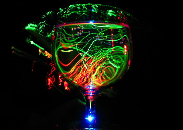 Mit Licht angemalt - also nicht Spülmaschinentauglich !!!