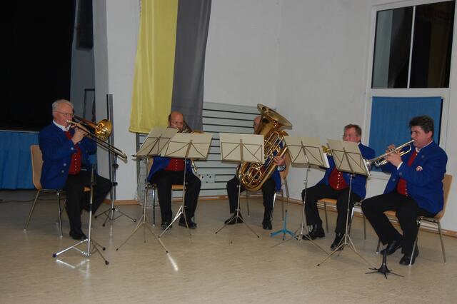 Musikalische Umrahmung durch die Stadtkapelle