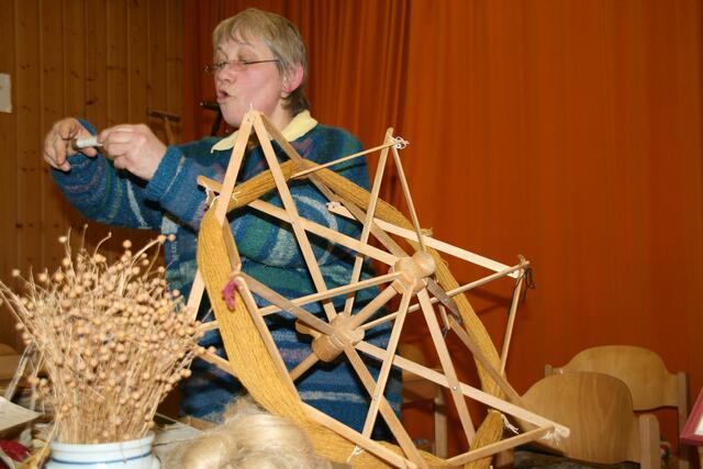 Das Garn wird erklärt