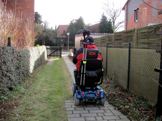 . . . . und los gehts über Triftstraße . . . .