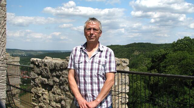 Auf dem Turm der Rudelsburg bei Bad Kösen | Foto: Frank Teichert