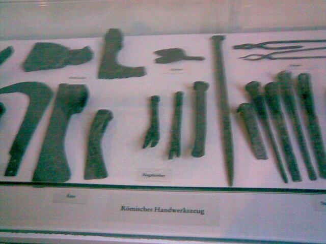 röm. Werkzeuge (Römermuseum Augsburg)