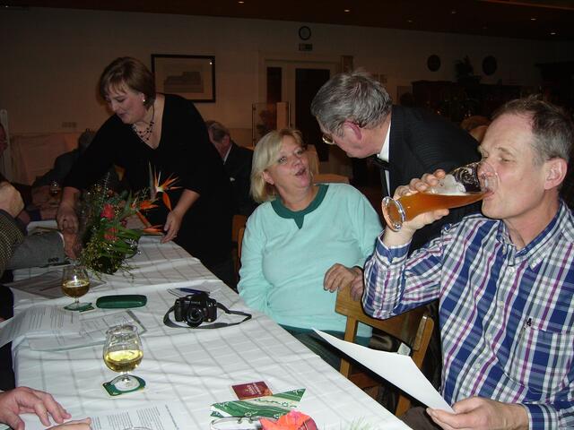 Launige Gespräche unter den Teilnehmern