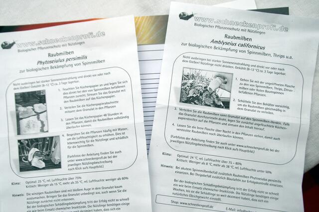 Anleitungen liegen bei