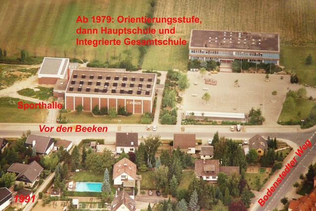Das Gebäude der Orientierungsstufe von 1979