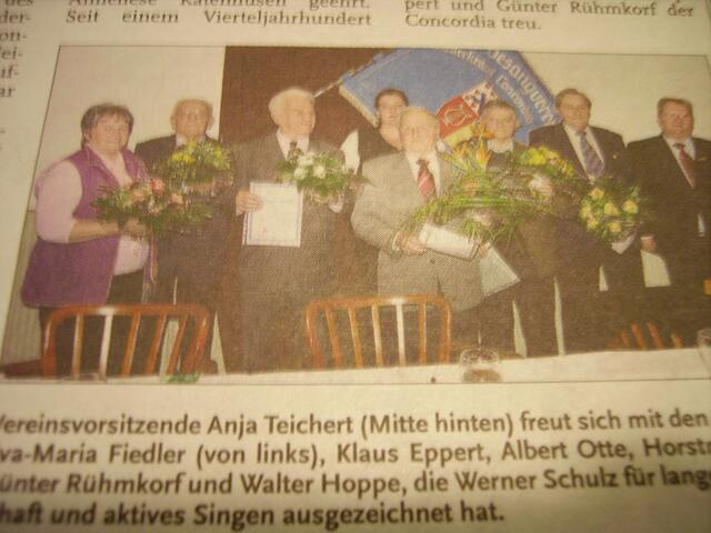 HAZ Artikel im Anzeiger für Burgdorf und Uetze mit Foto, vom 10.1.2011