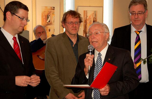 65 Jahre dabei, der ehemalige Cappeler Bürgermeister Conrad Hahn