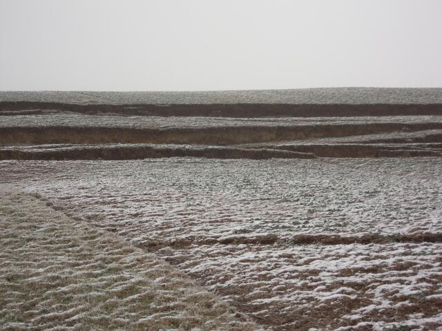 Jetzige Kraterlandschaft