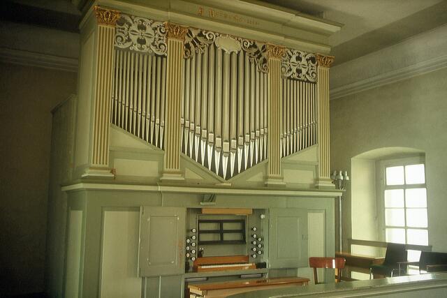 Die Orgel von 1849, 1947 umgebaut, 1991 erneuert