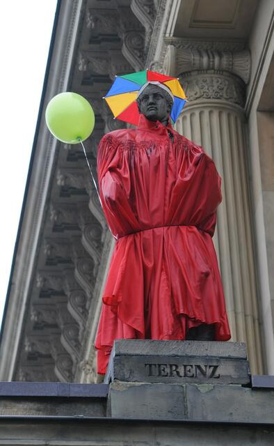 Terenz gut beschirmt.