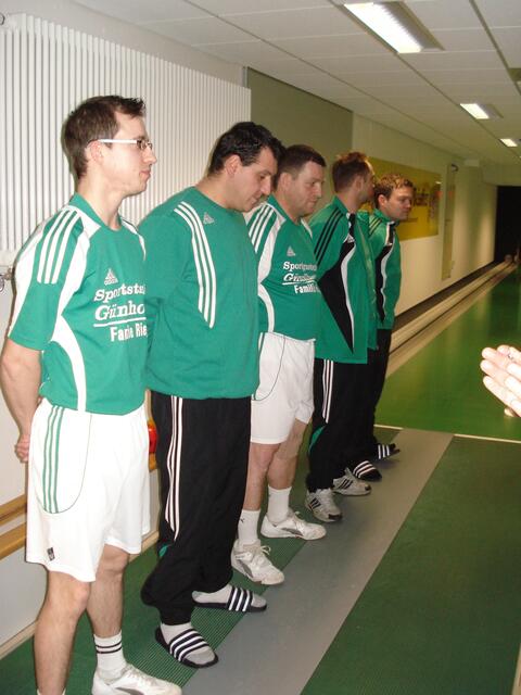 VSST Günzelhofen vor dem Spiel noch gut gelaunt