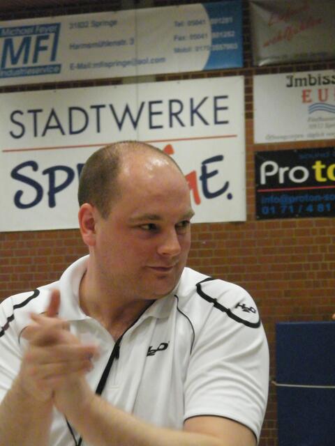 Teammanager Dennis Melching