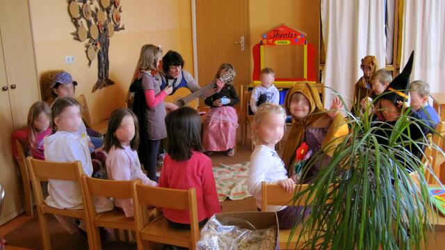 hier wird für das neue Programm fleißig geübt