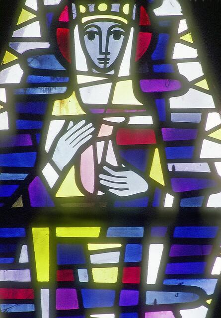 Fensterbild: Die hl. Elisabeth