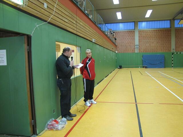 Spielausschuss Vorsitzender Dietmar de Haan und Steffi Pätsch Hallenspielleiterin