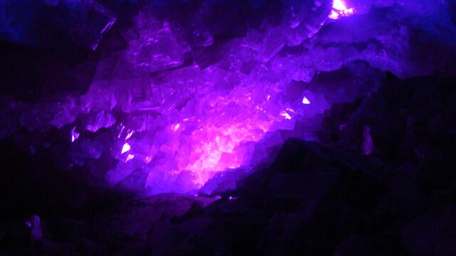 in der Kristallgrotte