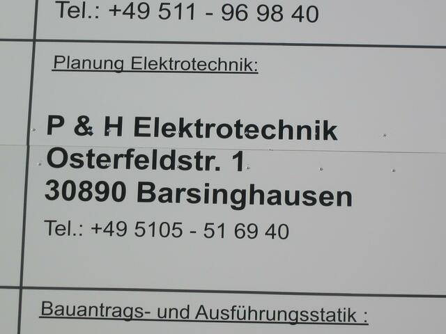 Planung Elektrotechnik ....