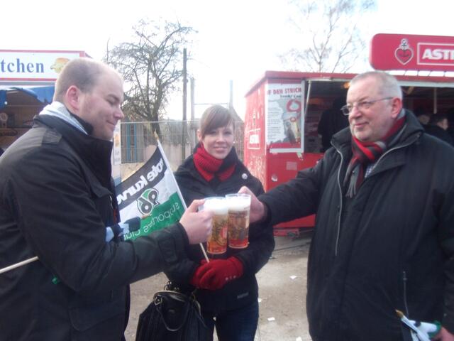 . . . dann schmeckt das alkoholfreie Bier . . .