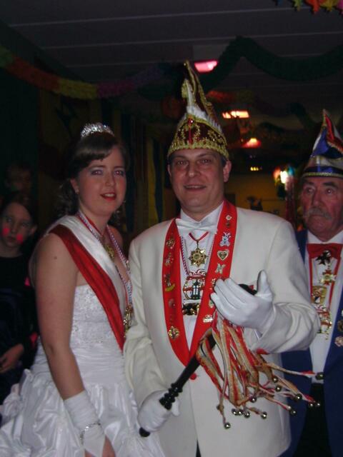 das Prinzenpaar der Landeshauptstadt Hannover Prinz Wolfgang und Prinzessin Stefanie auf ihren Einzug