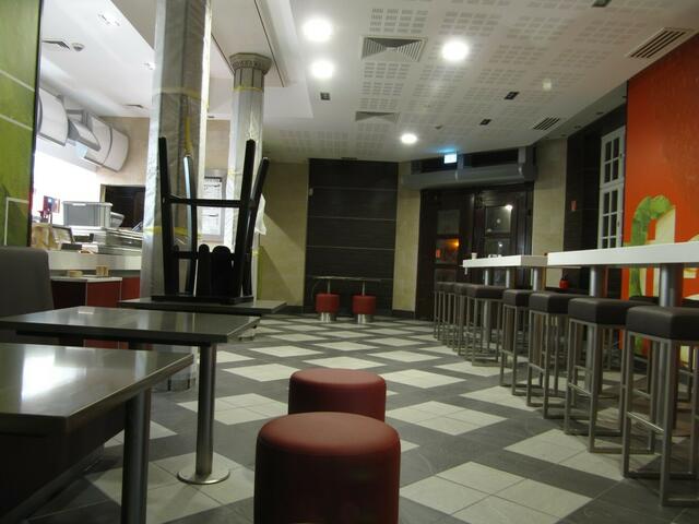 Im Restaurant am Morgen vor der Eröffnung (28.01.2011)