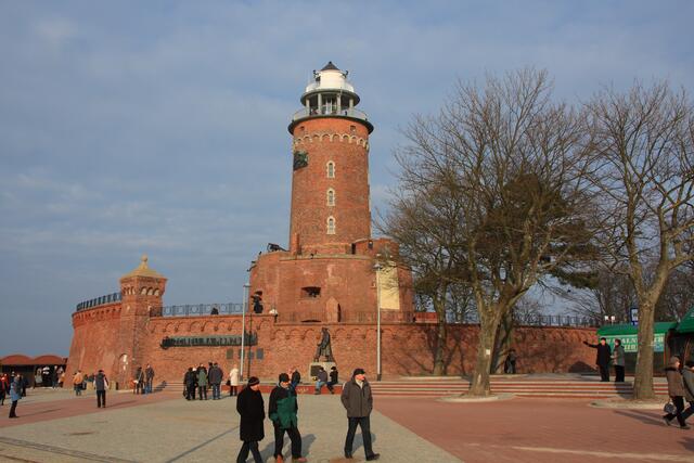 Ehemals Bastion, heute Leuchtturm am Kolberger Hafen