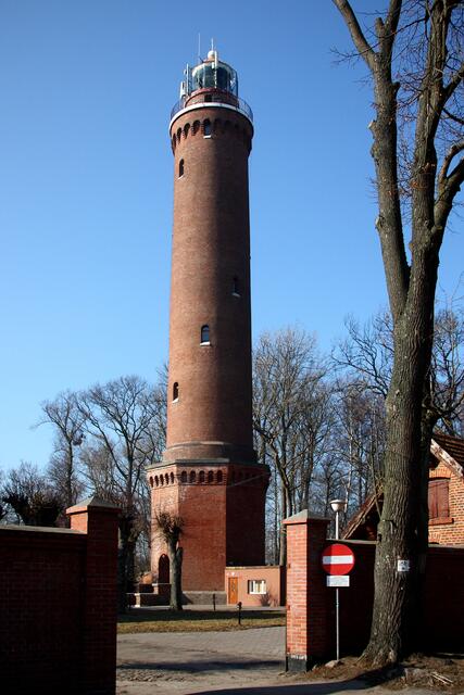 1878 gebaut und knapp 50m hoch: Der Leuchtturm von Gazki