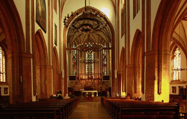 Koszalin: Innenansicht vom Dom