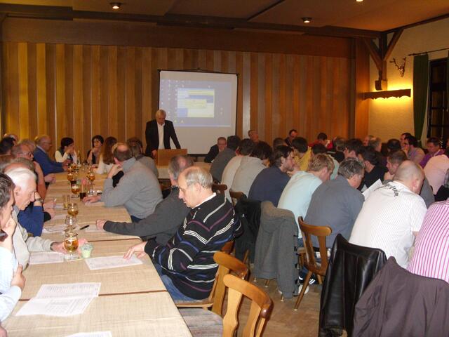 Mitgliederversammlung des RSE im Saal des Gasthauses Voltmer in Ramlingen
