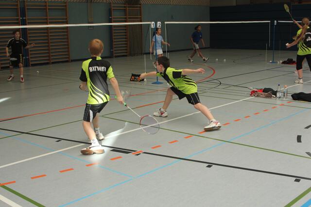 Andreas Bittner und Tim Cramer trumpfen im Doppel U13 auf. | Foto: Rudi Heufelder