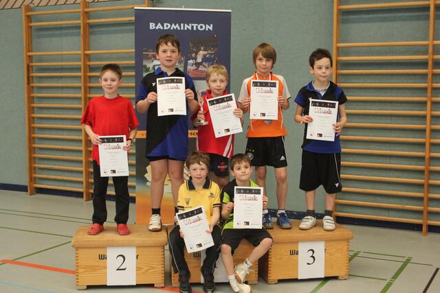 Siegerehrung Jungeneinzel U13 | Foto: Rudi Heufelder