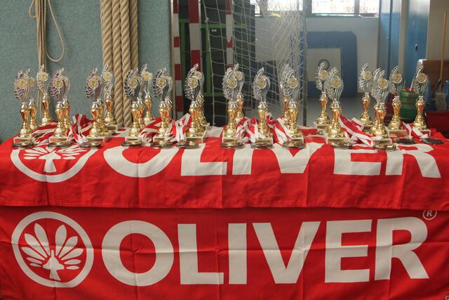 Diese Pokale gab's beim 2. Schwäbischen Ranglistenturnier der Badminton-Jugend in Neusäß zu gewinnen. | Foto: Rudi Heufelder