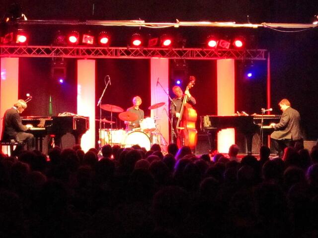 Axel Zwingenberger, Charlie Watts und Dave Green und Ben Waters