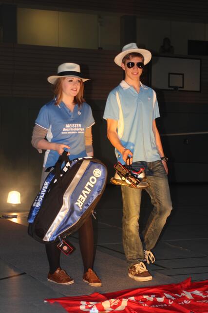 Badminton-Modenschau in Neusäß | Foto: Rudi Heufelder