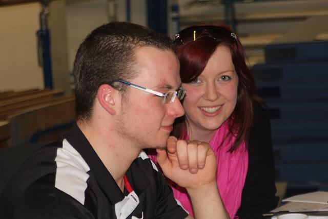 Florian Schmidt hat alles im Griff, Catharina Strauß Grund zur Freude | Foto: Rudi Heufelder