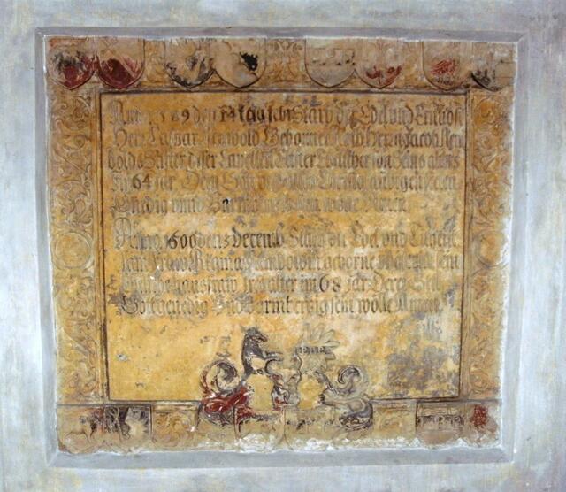 Grabmaltafel von Konrad Peutinger