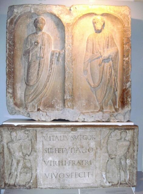 Wandfragment in einem röm. Schlafraum