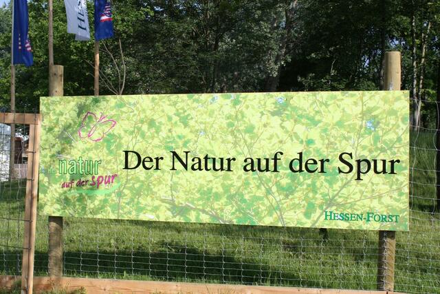 Hinweistafel am Zugang zum Heinz-Lang-Park (01.06.2010)