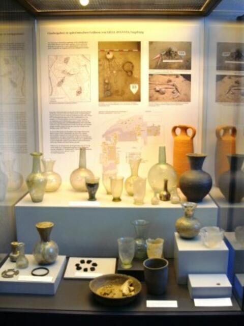 Seitenkapelle 9: Grabbeigaben spätrömischer Bestattungen