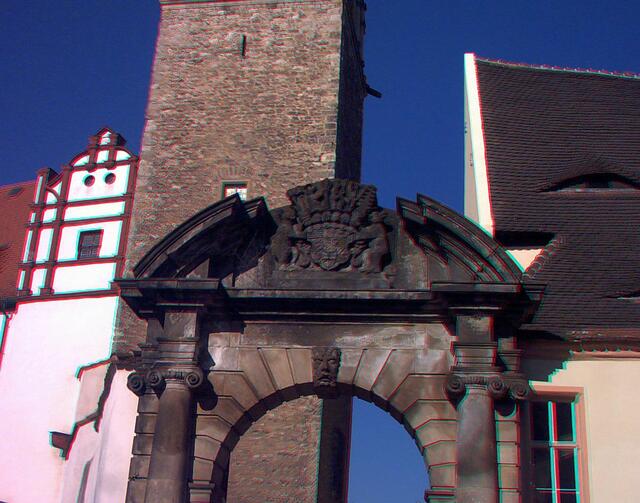 Torportal mit Wappen (3D)