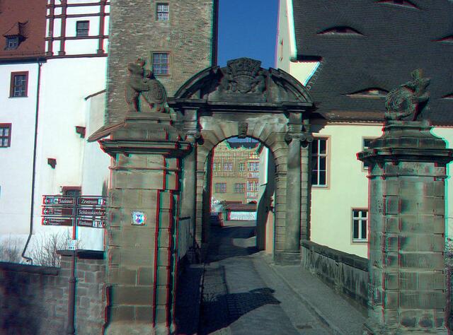 Eingang zum Schloss (3D)