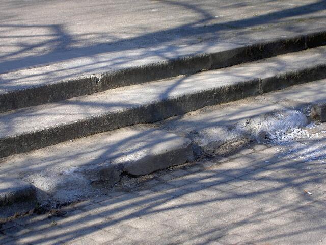 Treppe kaputt