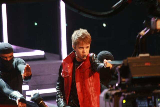 Justin Biber beim aUFTRITT