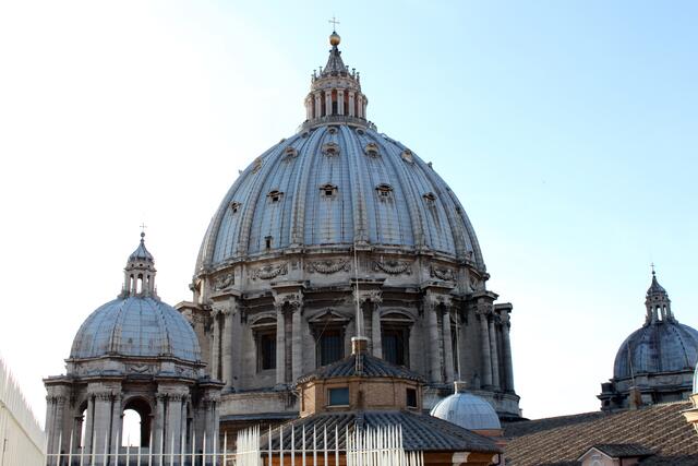 Die Kuppel der Peterskirche