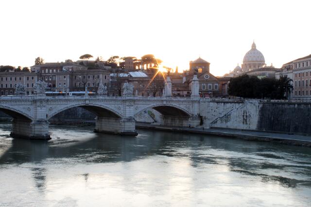 Blick über den Tiber