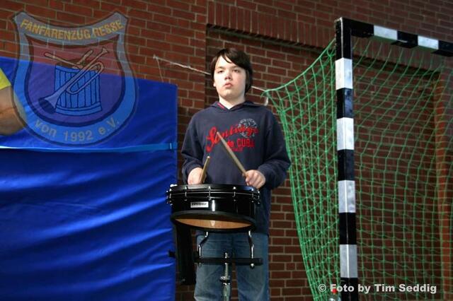 Willy on the little Snaredrum