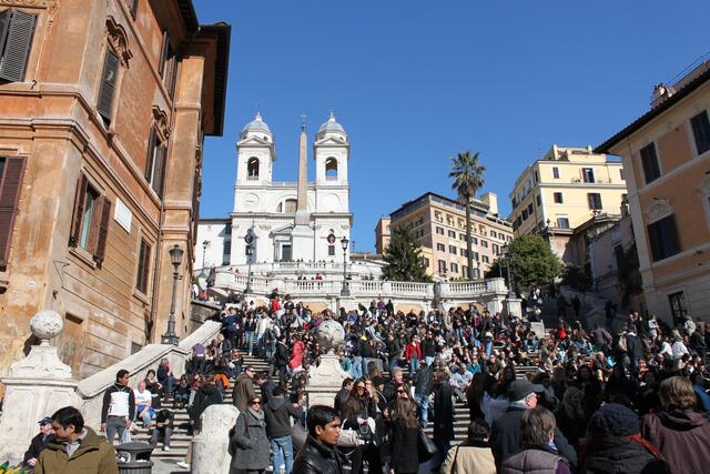Scalinata di Trinità dei Monti (Spanische Treppe)
