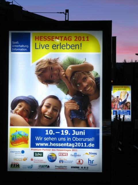weiteres Werbemotiv "Hessentag 2011 Live erleben!"