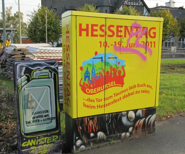Stromkasten beim Bahnhof