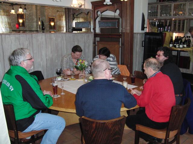 In gemütlicher HSV-Runde